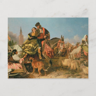 Cartão Postal Fair em Sevilha