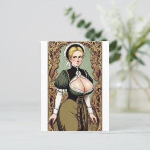 Cartão Postal Faire Maiden 1