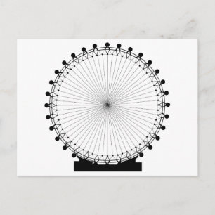 Cartão Postal Fairground Big Wheel