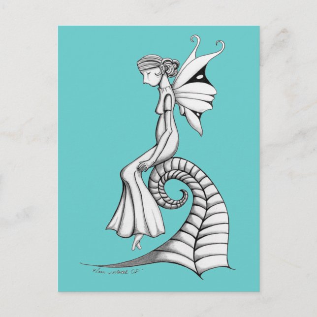Cartão Postal Fairie (Frente)