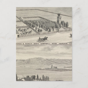 Cartão Postal Fairview res, ranhuras