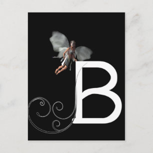 Cartão Postal Fairy Alphabet