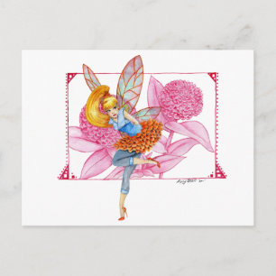Cartão postal Fairy Zinnia