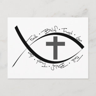 Cartão Postal Faith