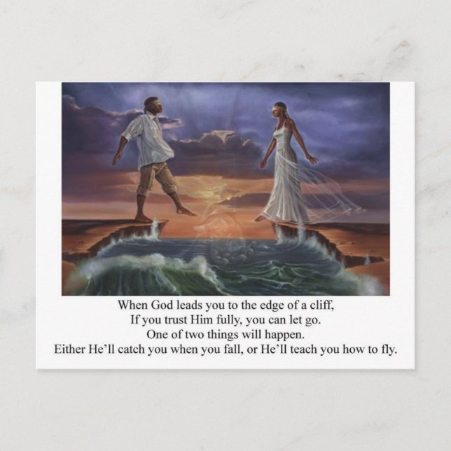 Cartão Postal Faith Walk (Frente)