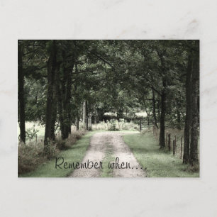 Cartão Postal Faixa de memória