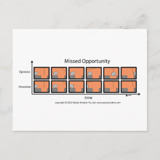 Cartão Postal Faixas de Elefantes de Oportunidade Ausentes