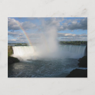 Cartão Postal Faixas De Ferradura E Arco-Íris Do Lado Canadiano