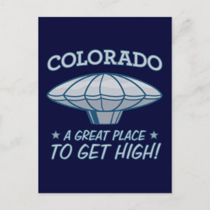 Cartão Postal Falcão heene colorado de balões