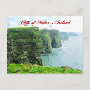Cartão Postal Falésias de Moher, Condado de Clare, Irlanda
