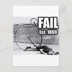 Cartão Postal Falha épica.