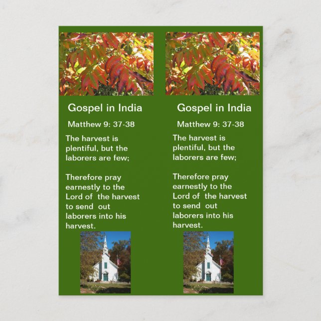 Cartão Postal Fall Zone Rally rev 3 (Frente)