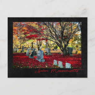 Cartão Postal Falling Leaves em Salem, Massachusetts