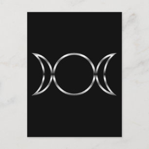 Cartão Postal Falln Pagan Triple Goddese Symbol