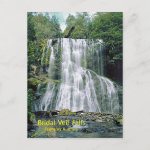 Cartão Postal Falls Bridal, Tasmânia, Austrália