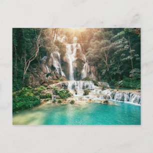 Cartão Postal Falls de Kuang Si  Luang Prabang