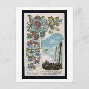 Cartão Postal Falls em ferradura, Cataratas de Niagara, Canadá