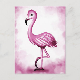 Cartão Postal Falmingo bonito