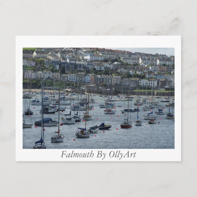 Cartão Postal Falmouth by OllyArt Fotografia (Frente)