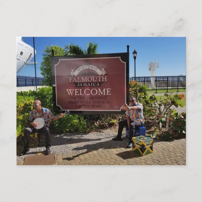 Cartão Postal Falmouth, Jamaica (Frente)