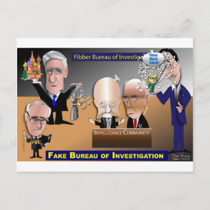 Cartão Postal Falso Gabinete de Investigação