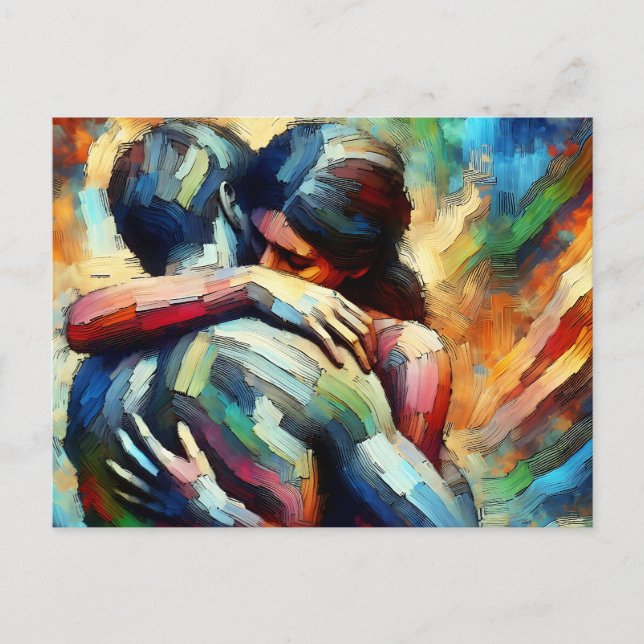 Cartão Postal Faltando você | Embalagem do Lover (Frente)