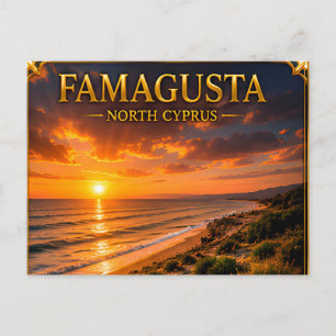 Cartão Postal Famagusta Norte Chipre Fuga Mediterrânea