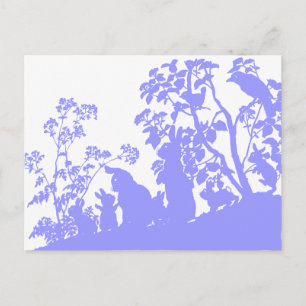 Cartão Postal Família Bunny