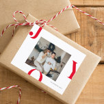 Cartão Postal Família de Fotos de Natal | Cartão-postal Red Joy<br><div class="desc">Família de Fotos de Natal | Alegria Vermelha</div>