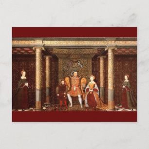 Cartão Postal Família de Henrique VIII