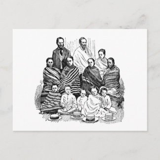 Cartão Postal Família de Hova