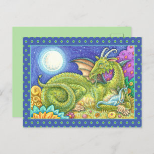 CARTÃO POSTAL FAMÍLIA DRAGON DA PRÓXIMA GERAÇÃO, FANTASIA QUÍMIC