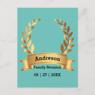 Cartão Postal Familia Feliz Melhor Folha de Louro Sensacional