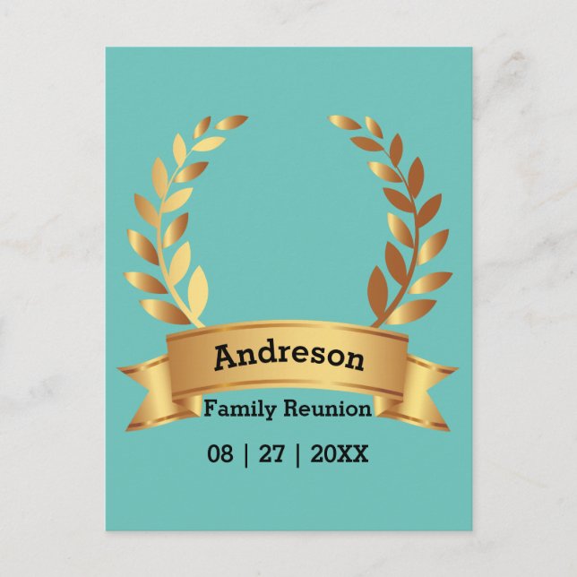 Cartão Postal Familia Feliz Melhor Folha de Louro Sensacional (Frente)