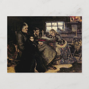 Cartão Postal Família Menshikov em Beriozovo, 1883