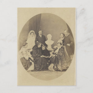 Cartão Postal Família real de luto pelo Príncipe Albert #002UK