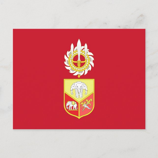 Cartão Postal Família Real Siamesa, Tailândia (Frente)