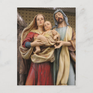 Cartão Postal Família Santa