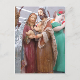 Cartão Postal Família Santa