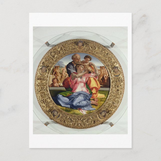 Cartão Postal Família Santa com Ruas John (Doni Tondo), 1504-05  (Frente)