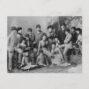 Cartão Postal Família Tsarina Alexandra Hesse Grã-Bretanha Rússi