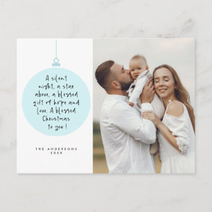 Cartão Postal Familiar Religioso de Natal, Foto Cristã Alegre