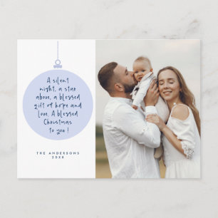 Cartão Postal Familiar Religioso de Natal, Foto de Família Crist