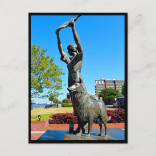 Cartão Postal famosa baleeira de Savannah, Geórgia