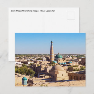Cartão Postal Famoso Khiva - Uzbequistão