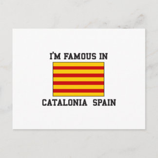 Cartão Postal Famoso Na Espanha Da Catalunha