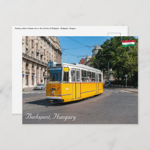 Cartão Postal Famoso Tramway 2 em Budapeste, Hungria