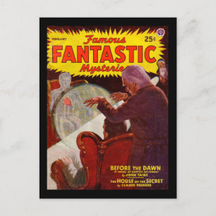 Cartão Postal Famous Fantastic Mysteries 07-02_Pulp Art