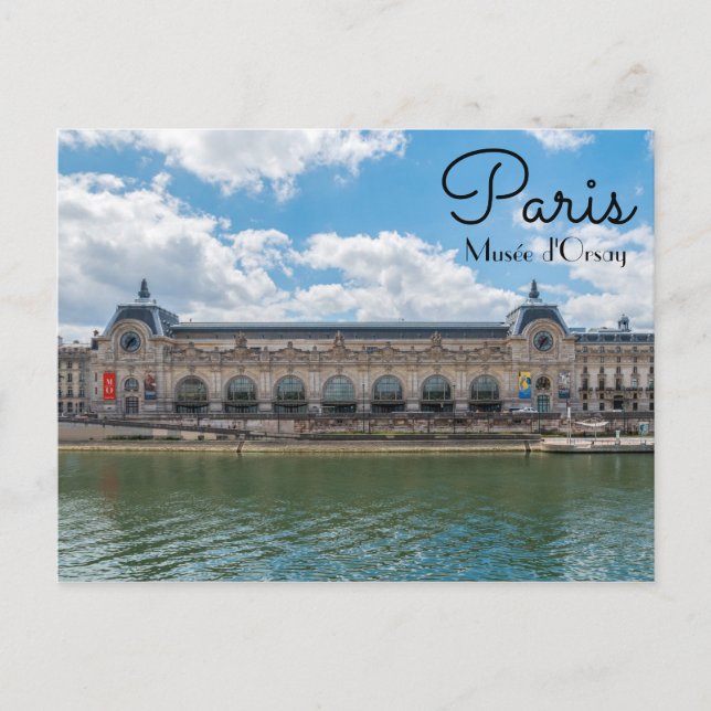 Cartão Postal Famous Musée d'Orsay - Paris, França, Europa (Frente)