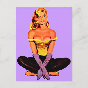 Cartão Postal Fan Girl
